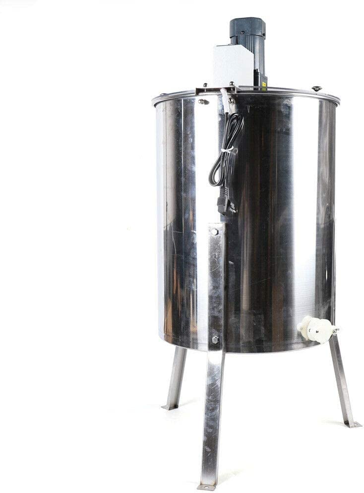 Elektrischer Honigschleuder 120W - 4 Rahmen Bienenschleuder aus Edelstahl Elektrisch Honig-Extraktor mit Abdeckung und… – Bild 7