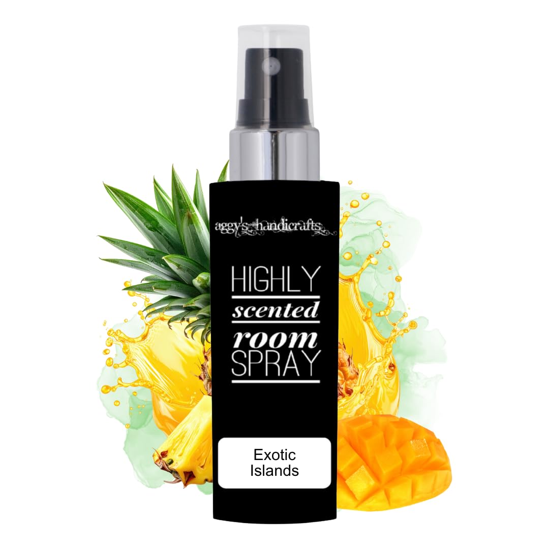 EXOTIC ISLANDS Handmade Highly Scented Room Spray Mist Air Freshener for Home