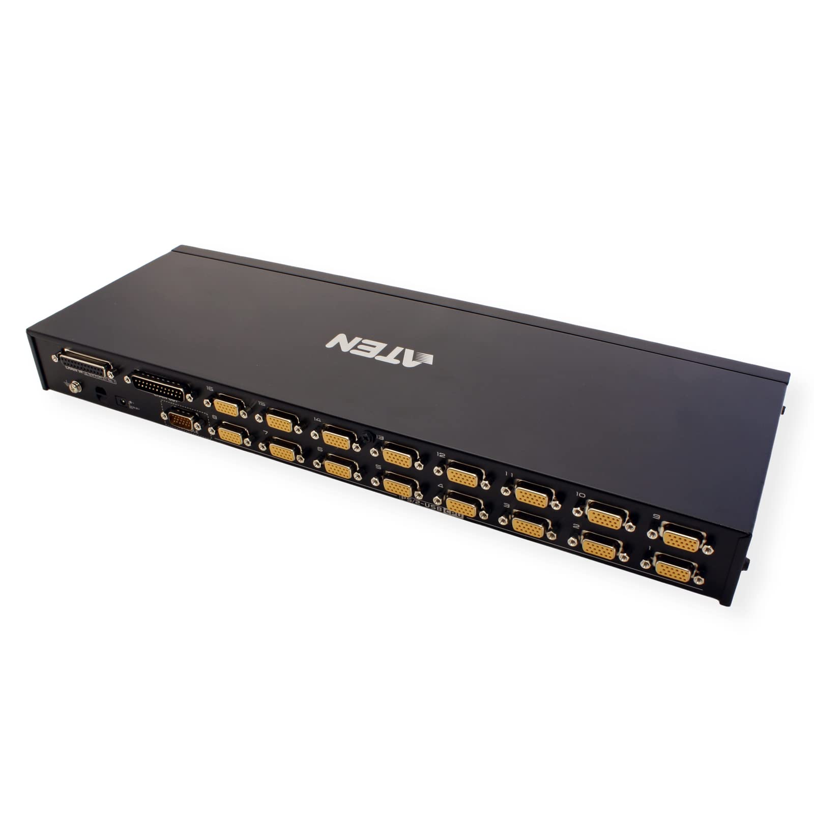 Aten CS1716A commutateur écran, Clavier et Souris Grille de Montage Noir