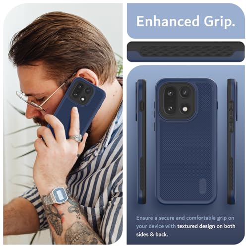 Image of TUDIA MergeGrip [Magsafe Compatible] for OnePlus 15 5G Back Cover (2025) - [Military Grade Drop Tested] Dual Layer Shockproof Slim Rugged Heavy Duty Tough Protective Phone Case - Indigo Blue