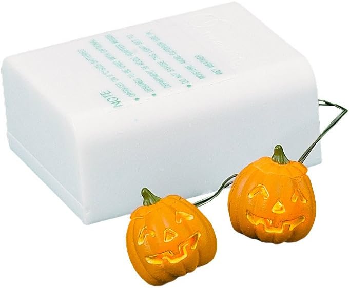 Dept 56 Snow Village Illuminated Jack-O-Lanterns - Set of 2