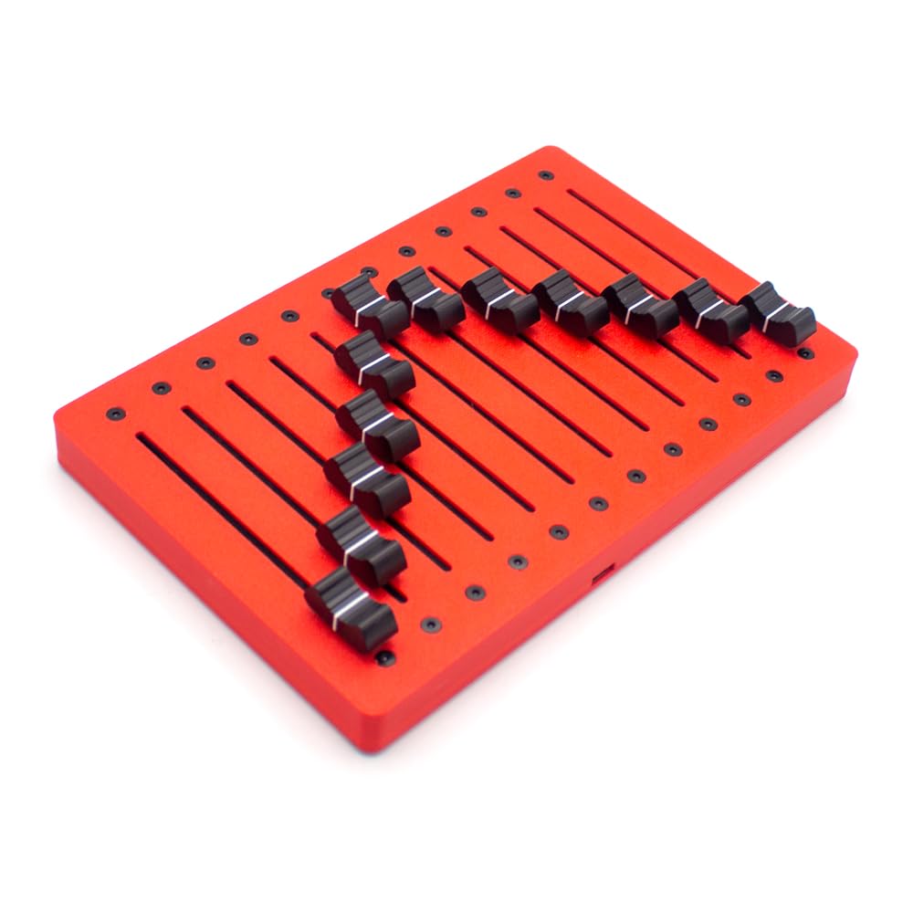 Controller MIDI a 12 Canali con Fader da 10 CM, Fader ad Alta Precisione, USB Plug & Play