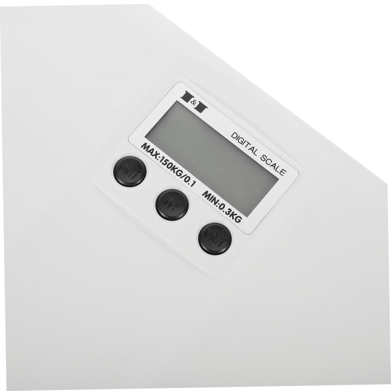 KOMBIUDA Elektronische Gewichtswaage Haustierwaage und Kunststoff Babywaage aus Digitale mit 150kg Kapazität und Flachem Design für Gebrauch zu Hause