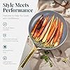Gotham Steel Modern 11 Pc Ceramic Cookware Set, Elegantly Designed Pots and Pans Set Non Stick with Steamer, Induction Bottom, Premium Stay Cool Handles, Non Toxic PFOA Free, Oven & Dishwasher Safe #2