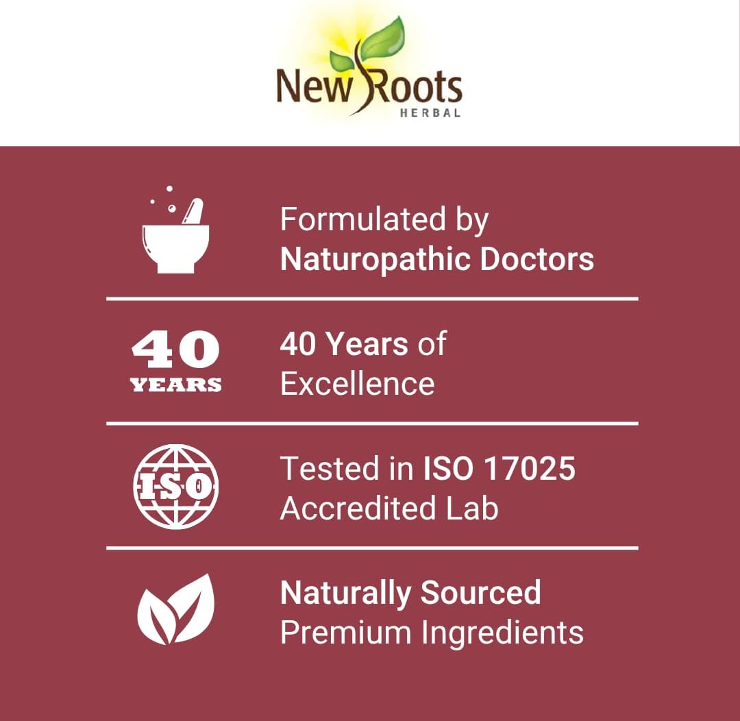 NEW ROOTS HERBAL Liver Cleanse Detox Supplement with Herbal Blend with Artichoke, Milk Thistle, Dandelion Roots, Turmeric Curcumin, Fatty Liver Support (90 Capsules) - Image 9