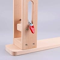 Vista 8 de Poni de costura de cuero, mesa de madera escritorio pony caballo abrazadera para bricolaje cuero