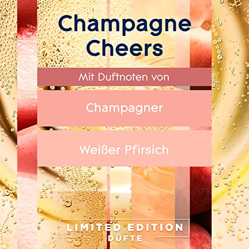 Glade (Breeze) Champagne Cheers Fragranced Candle Glass Enriched with Essential Oils, Pack of 6 (6 x 129 g) - Image 3