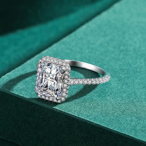 Bague Argent Pierre rectangulaire, le cadeau idéal pour sceller une promesse - 4