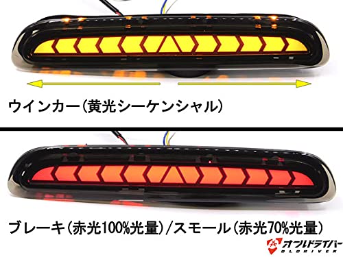 Amazon | ハイエース 200系 後期 LED ハイマウント スモーク 流れる