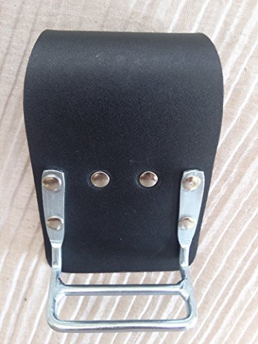 BBI Crafted Leather Steel Plier/Snip Cutter Holder for Scafffolding Tools Belt (Black PLain Plier Holder)