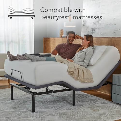 Image of Beautyrest baselogic Level 2 Adjustable Base Bed Frame - Full - Head and Foot Adjustability, Wireless Remote, Zero-Gravity Preset, and Foldable for Convenient Mobility and Storage