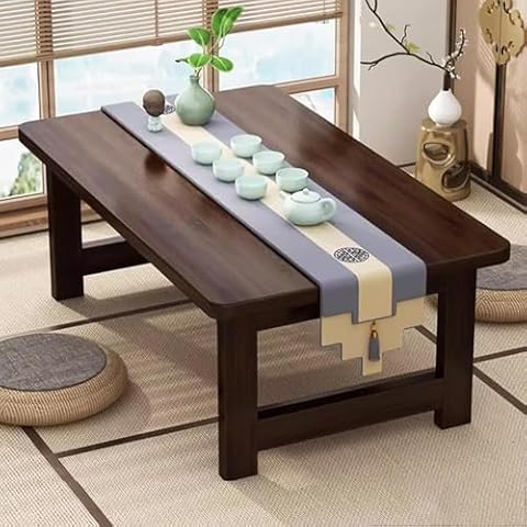 FATOLRD Bamboo Folding Coffee Table Cover