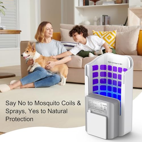 Image of Cordless Fruit Fly Trap for Indoors and Outdoors - 2 Device + 10 Refills Rechargeable Gnat Traps for House Indoor with Replaceable Glue Boards, Safe & Odor-Free Sticky Hanging Fly Traps
