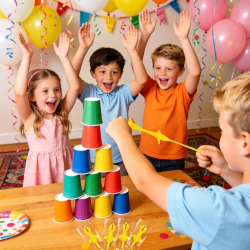 CHAOTEMAI 30 Pièces Poulet Jouets Fantaisie et Gadgets Extensible Slingshot – vue 6