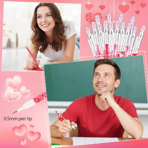 Lápices de grafito para San Valentín Tinlade 100 piezas miniatura 5