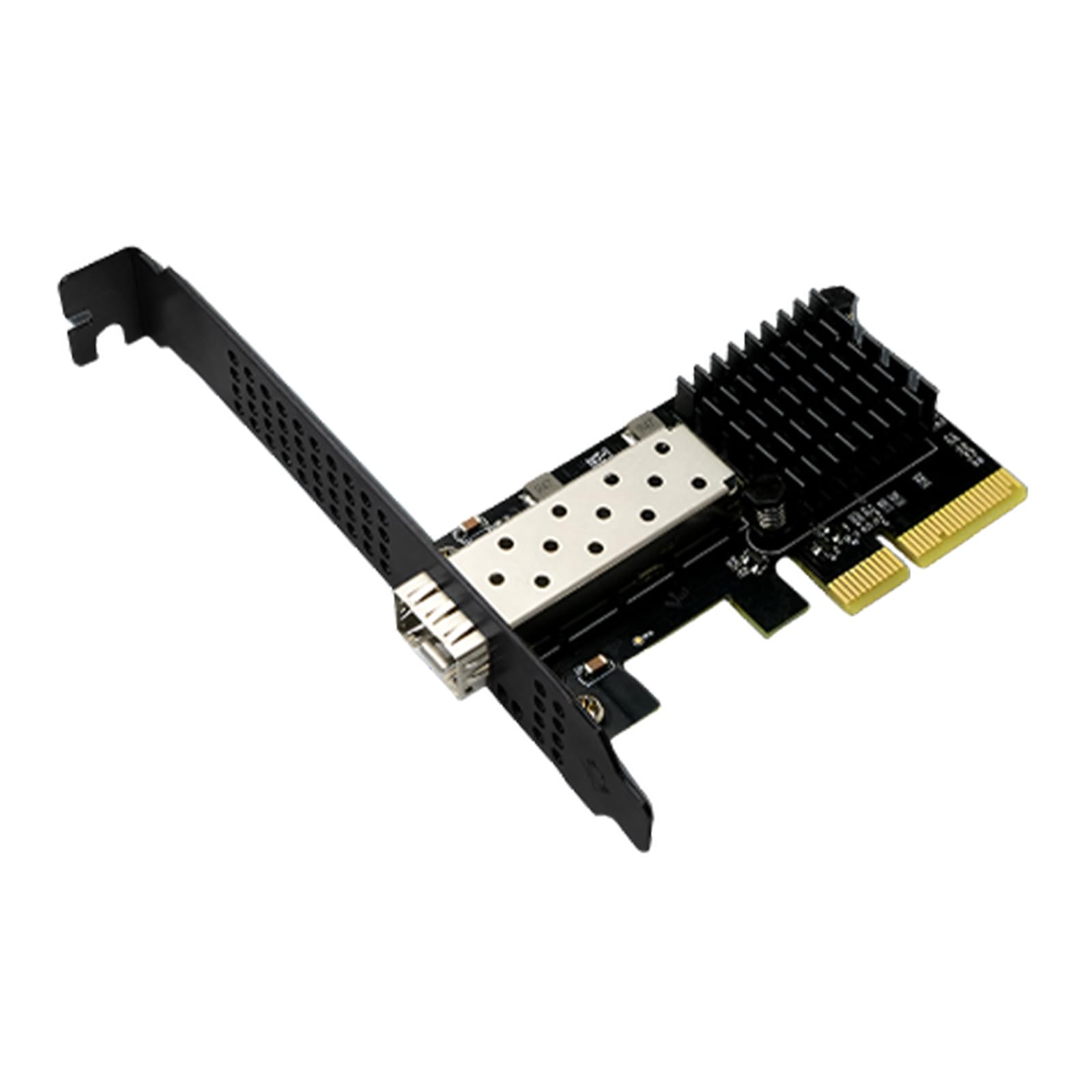 Scheda di rete a porta singola 10G SFP+ in fibra ottica, connessione Ethernet industriale 10G per server desktop e virtualizzazione