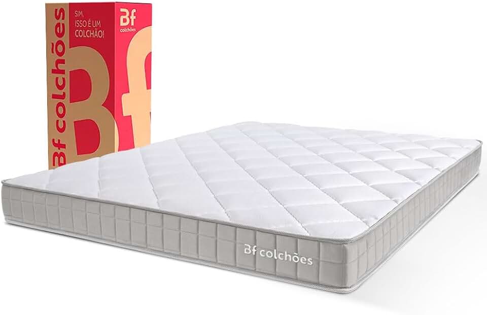Colchão Queen Duo D33 à Vácuo 158x198x17cm BF Colchões