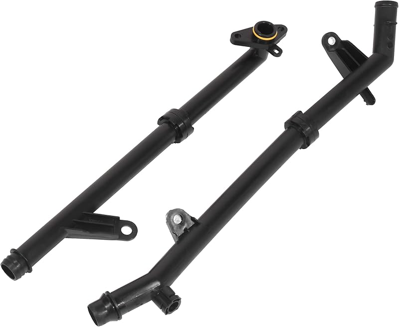 Tubo de líquido de arrefecimento do motor X AUTOHAUX 2712002452 para Mercedes-Benz C250 e SLK250 2012–2015 – Kit com 2 tubos