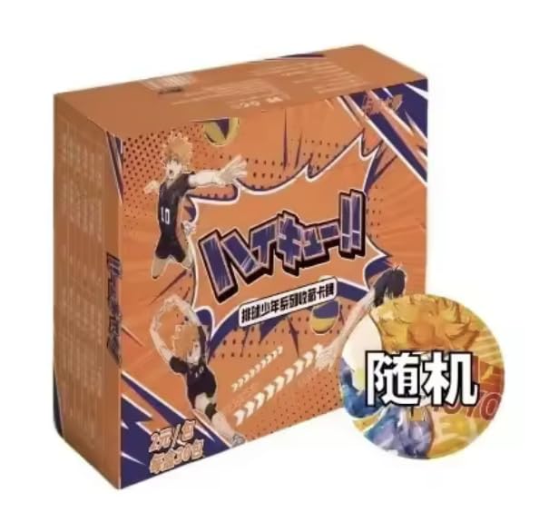 Haikyu!! | Anime Collectable Trading Card | Sealed Box | Japanese Edition | For Collectors 15+ Years | Haikyuu!! Design A