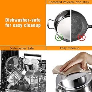 Stainlesssteelpotsandpansset6piecekitchencookwaresetswithglasslidsstaycoolhandleworkswithinductionelectricandgascooktopsnontoxicovendishwashersafe Urban Country Home Decor Stainless steel pots and pans set 6 piece kitchen cookware sets with glass lids stay cool handle works with induction electric and gas cooktops non toxic oven dishwasher safe urban country home decor