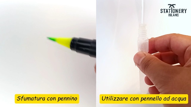 NUOBESTY 3 Pennarelli Ricaricabili Per Calligrafia – Punta Morbida, Design Trasparente, Ideali Per Acquerello, Schizzi E Disegno - 2