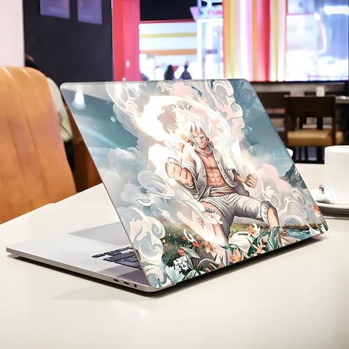 Image of NoWorries Anime Theme Laptop Skin Sticker Decals Suitable for All Type of Laptops (Gray Back Laptop Skin-Easy to Apply & Removable)(Scratch Proof and Dustproof) (15inch, LS-04)