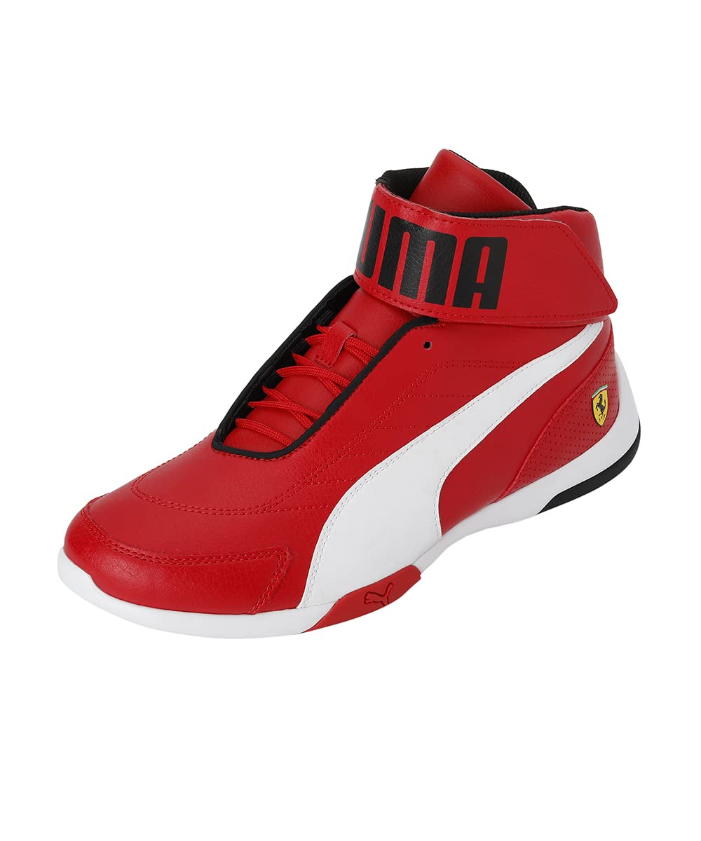 Puma Mens SF Kart Cat Mid III Rosso Corsa-White Sneaker - 6 UK (30622001) (B07F3RYHKV) Amazon Price History, Amazon Price Tracker
