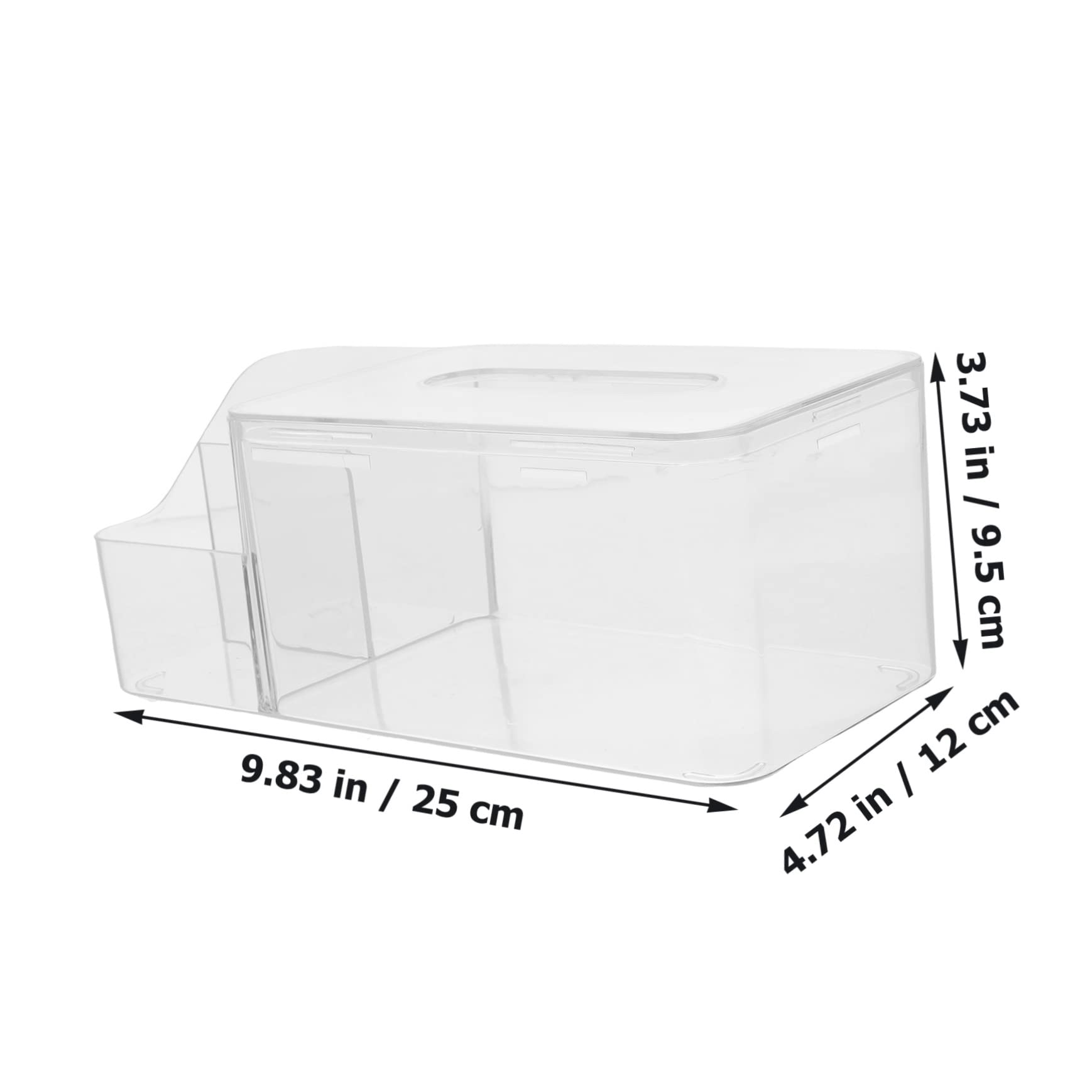 PRETYZOOM Tissue Box Holder for Home Office and Car Versatile Napkin Dispenser with Smooth Surface Easy to Clean Compact Design for Elegant Storage