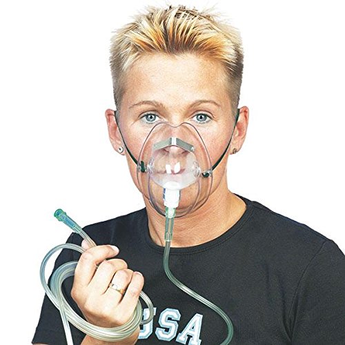 DCT oxygen mask with Universalkonnektor for Adults by Servoprax