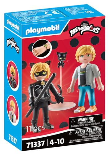 Miraculous Adrien & Chat Playmobil La Boîte - vue 8