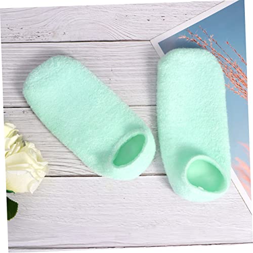 minkissy 3 Pairs Cracked Heels Guard Heel Repair Socks Dead Skin Socks Gel Socks for Moisturising Feet Spa Feet Sleeves Footcare Socks Anti Callus Socks Moisturizing Women's Socks - Image 8