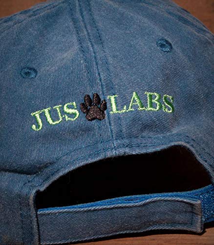 JUS LABS Denim Blue Embroidered Labrador Hats miniatura 2