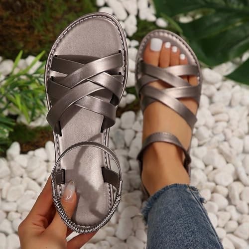 Sandales femmes été à petit talon confortables et légères - 4
