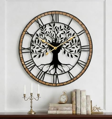 Roivikis Large Wall Clock for Living Room Decor 22 Inch