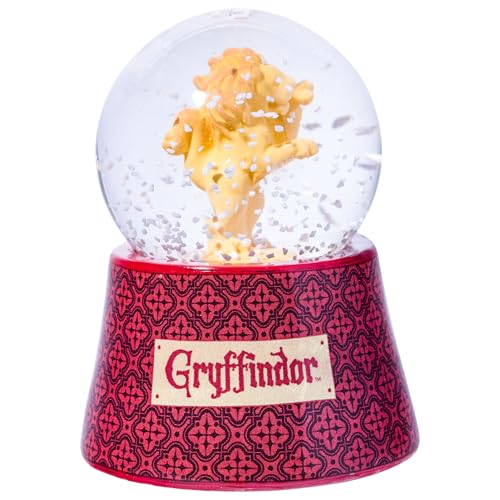 Silver Buffalo Harry Potter Gryffindor Lion Boxed Mini Light Up Snow Globe 45mm