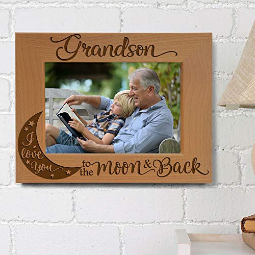 Kateposhgrandsoniloveyoutothemoonandbackengravedwoodpictureframegrandmagrandpagiftschristmasbirthdaymothersdayfathersday5x7horizontal Urban Country Home Decor Kate posh grandson i love you to the moon and back engraved wood picture frame grandma grandpa gifts christmas birthday mothers day fathers day 5×7 horizontal urban country home decor