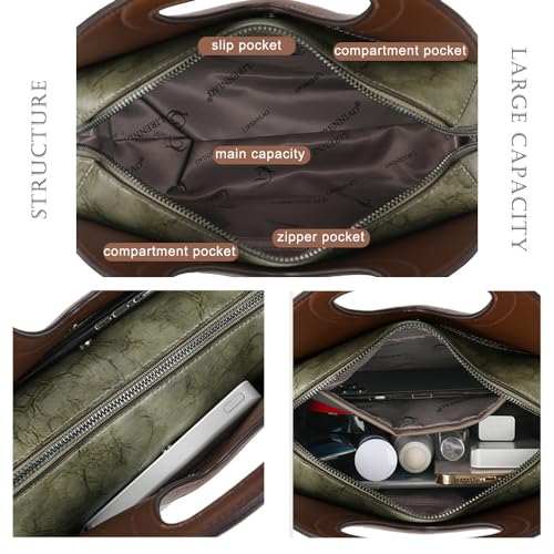 Top-handle Purse for Women Flower Print Handbag PU Leather Shoulder Satchel Waterproof Tote Bag with Adjustable Strap4