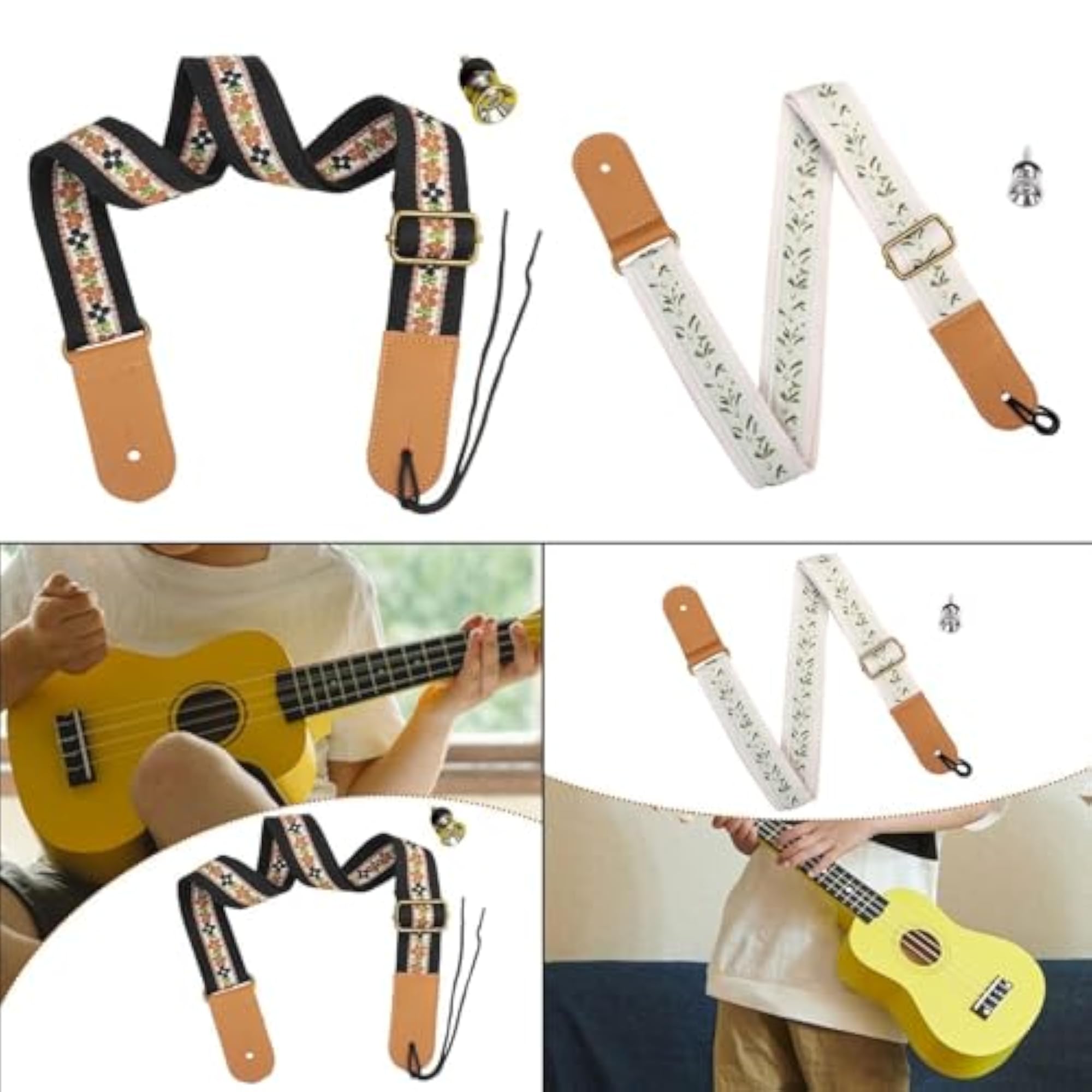 Universal Ukulele Strap for 4 String Instruments