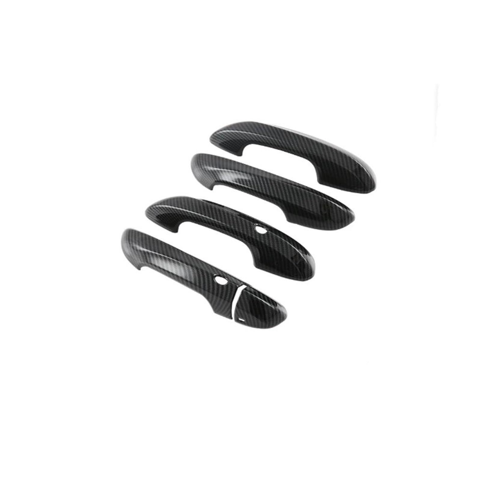 KJHOPY Car Exterior Door Handle Cover Sticker Decorative Lock for MG HS MGHS EHS PHEV 2025 2026(Style 3,RHD)