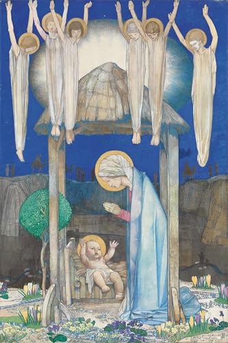 La Nativité Edward Reginald Frampton toile 60x90cm pour habiller un mur vide