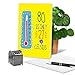NobleWorks - 80th Happy Birthday Card Funny - 80 Year Old Celebration, Milestone Humor Card for Grandparents, Parents - In Celsius 80 C9351MBG