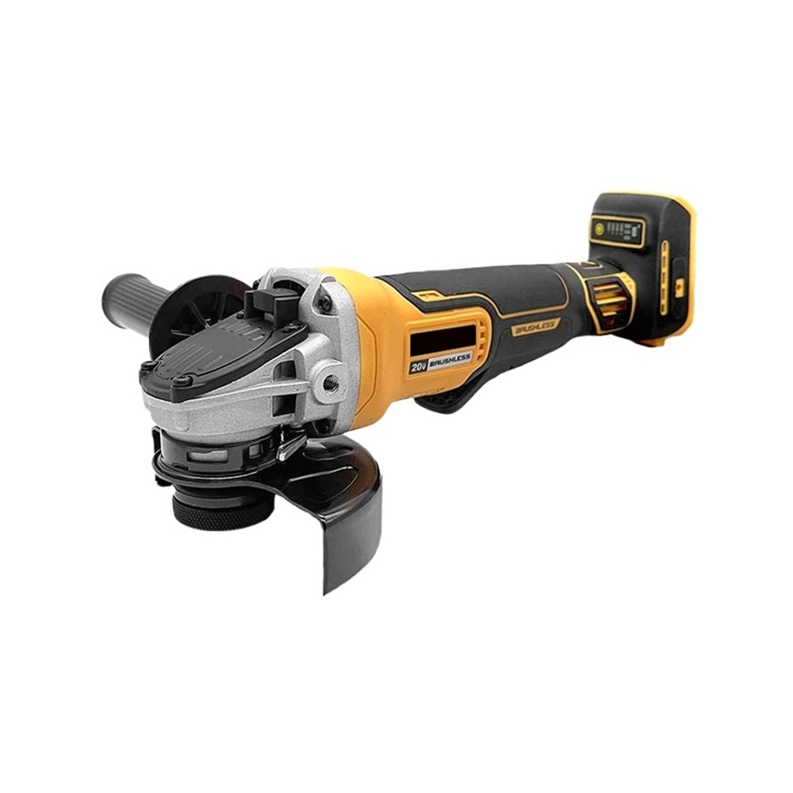 LNHHG Cordless Brushless Angle Grinder 4-Speed 9000RPM 100/125mm for 20V Battery(125mm-No Battery)