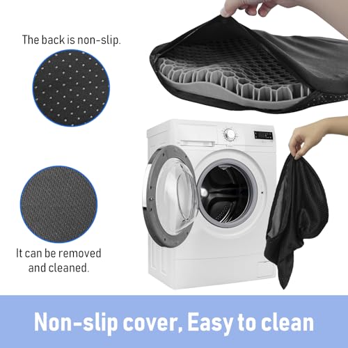 Image of NEW-Vi Anti-Slip Kayak Seat Cushion - Waterproof Thicken Gel Boat Kayak Canoe Rowing Stadium Pad for Sit in Kayak Chair Kayak Accessories Equipment Gear for Fishing Kayak