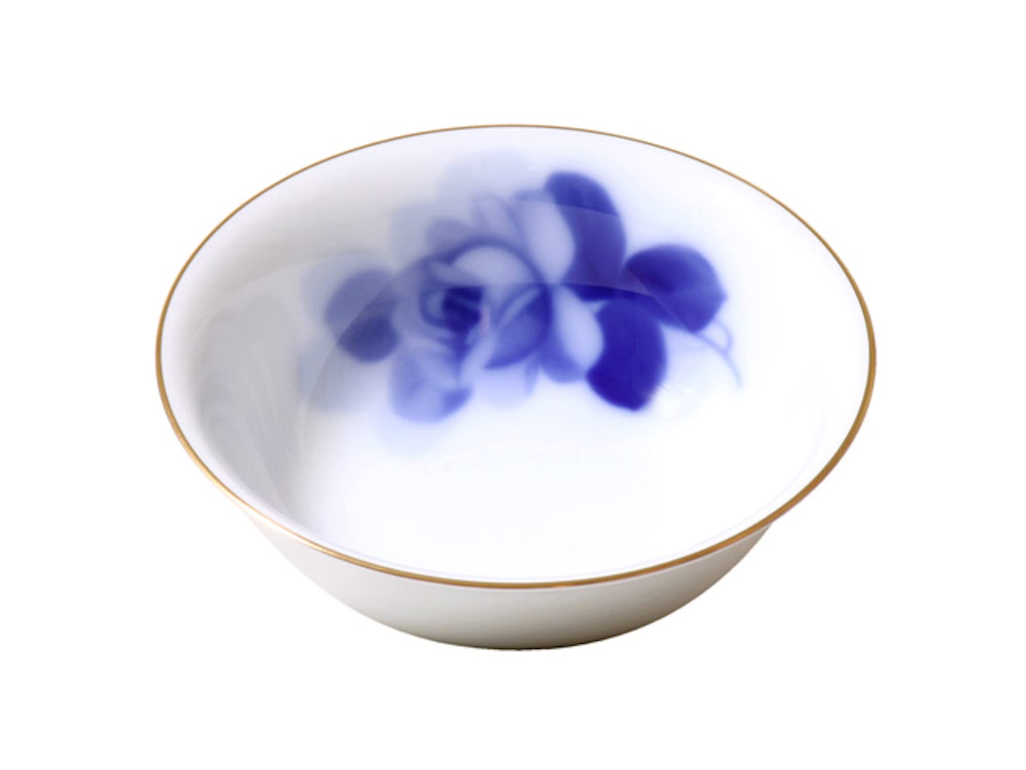 大倉陶園【直営店限定】15㎝ポリッジボール Amazon | 大倉陶園 ブルーローズ（8211） 15cmポリッジボール 日本製