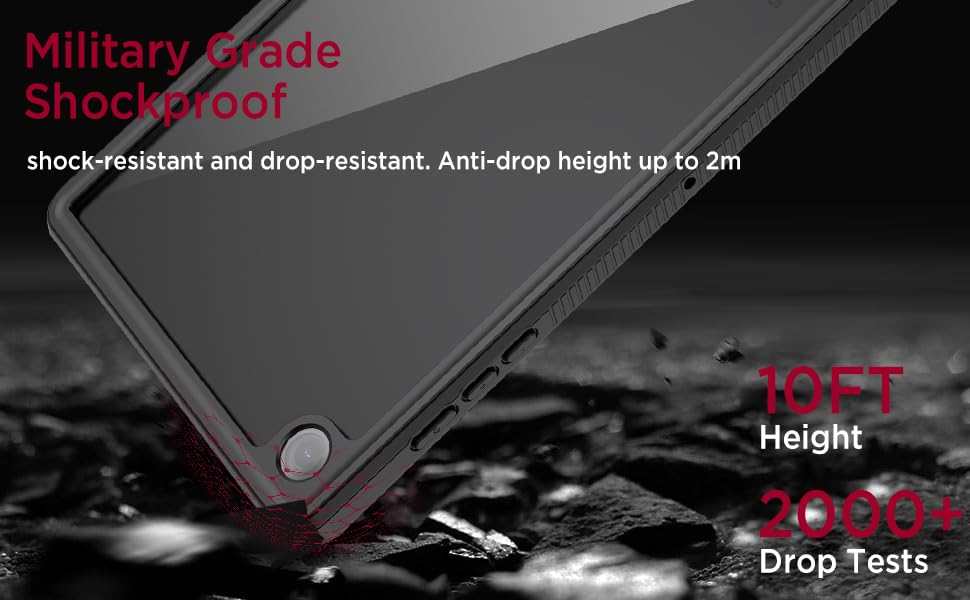 Coque Samsung Galaxy Tab A9+ antichoc 11" étanche transparente TPU