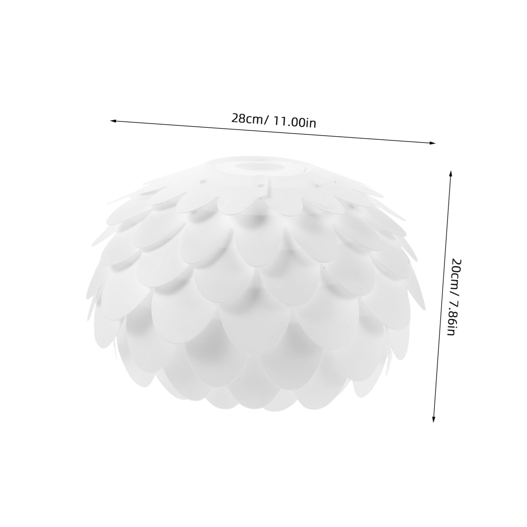 Minimalistyczny Abażur Wiszący Rybia Łuska Osłona Światła Do Sypialni i Jadalni Redukcja Olśnienia Łatwy Montaż Design Do Lamp Stołowych i Sufitowych
