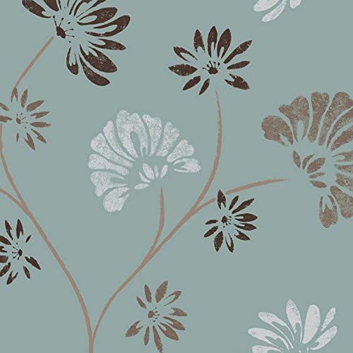 Eternity Flowers in Champagne and Brown Tones, Color Background Wallpaper – Aquamarine