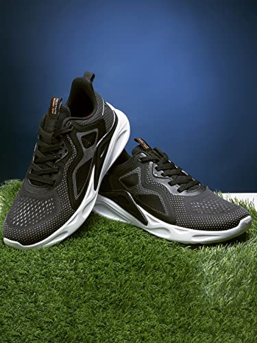 Image of Red Tape Men Black Walking Shoes