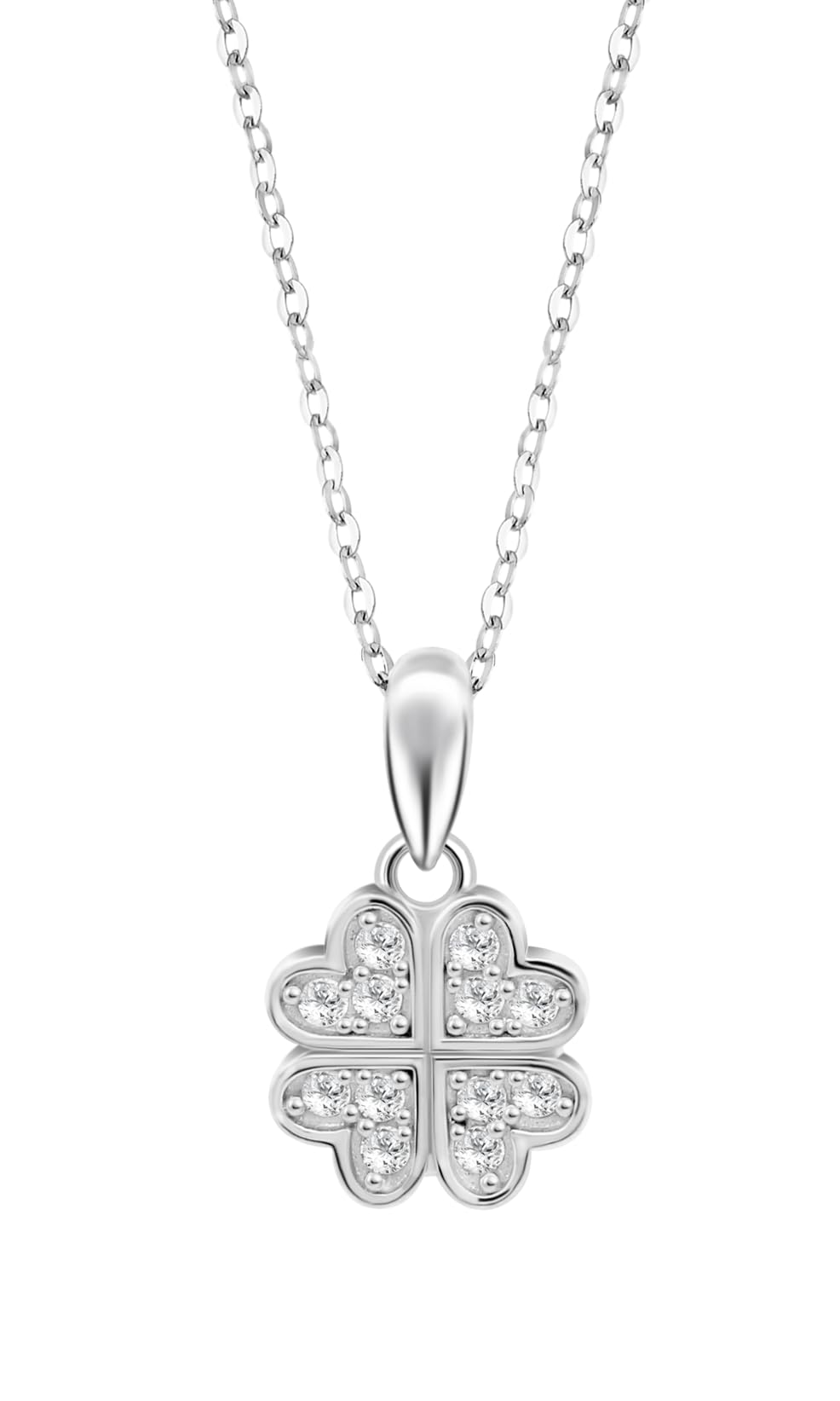 LOTUS SILVER Collar LP3052-1/1 Mystic Plata Trébol 42.00 mm Mujer