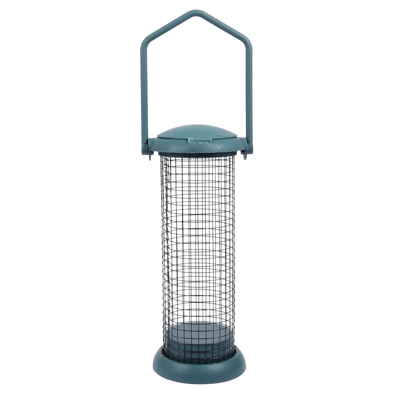 KONTONTY Hanging Bird Feeders Wild Bird Seed Feeder Tube Easy Install No Tools Durable Outdoor Hanging Food Container Weatherproof Water Resistant for Garden Outside